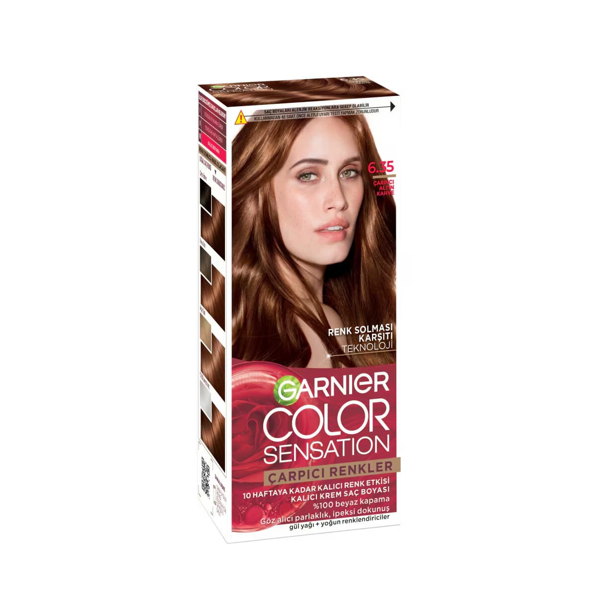 Garnier Çarpıcı Renkler Saç Boyası 6.35 Çarpıcı Altın Kahve