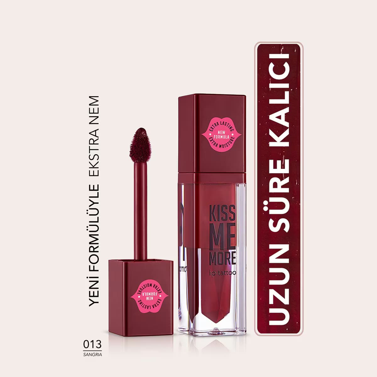 Flormar Kiss Me More Lip Tattoo No: 013 Sangria