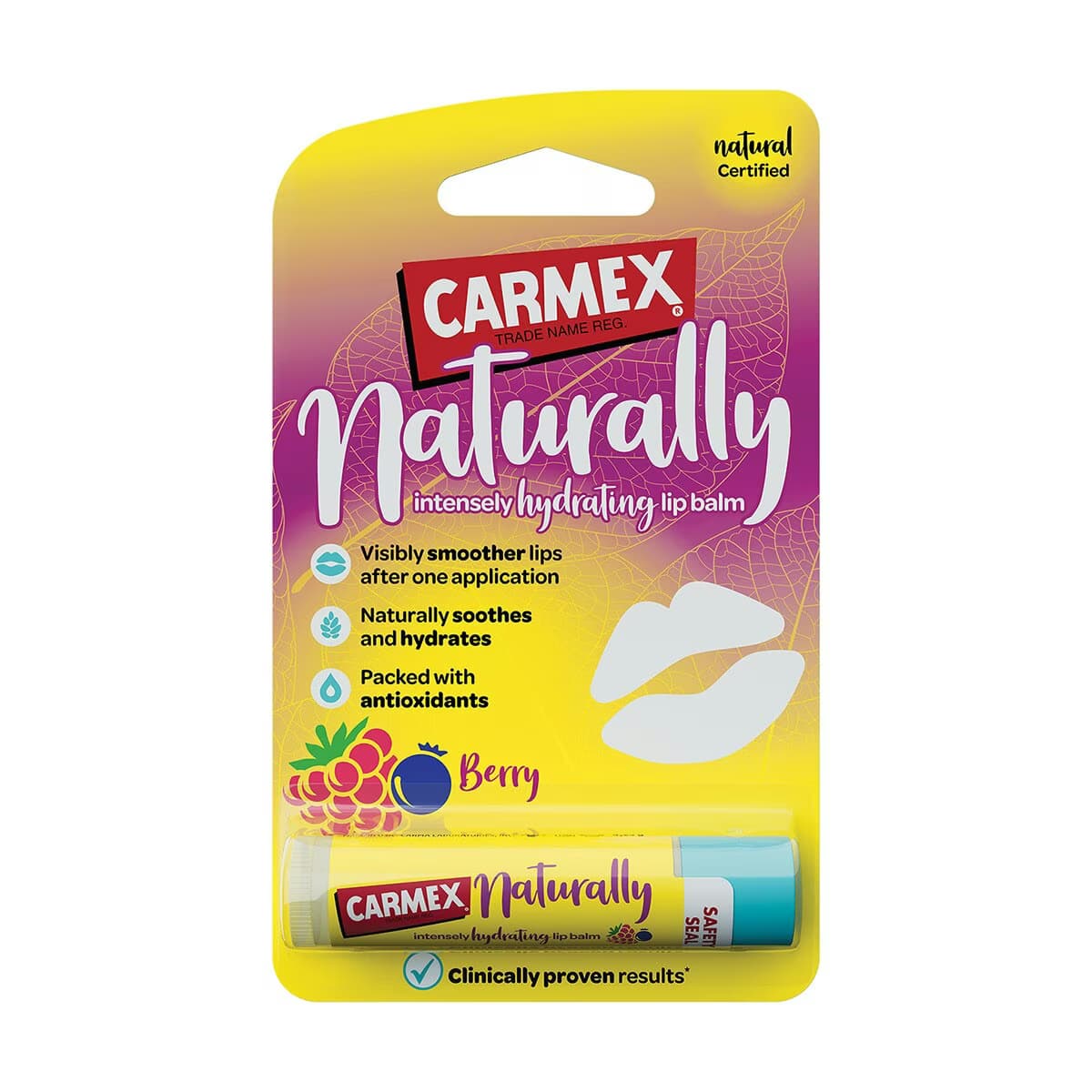 Carmex Naturally Stick Dudak Balmı Berry 4.25 g