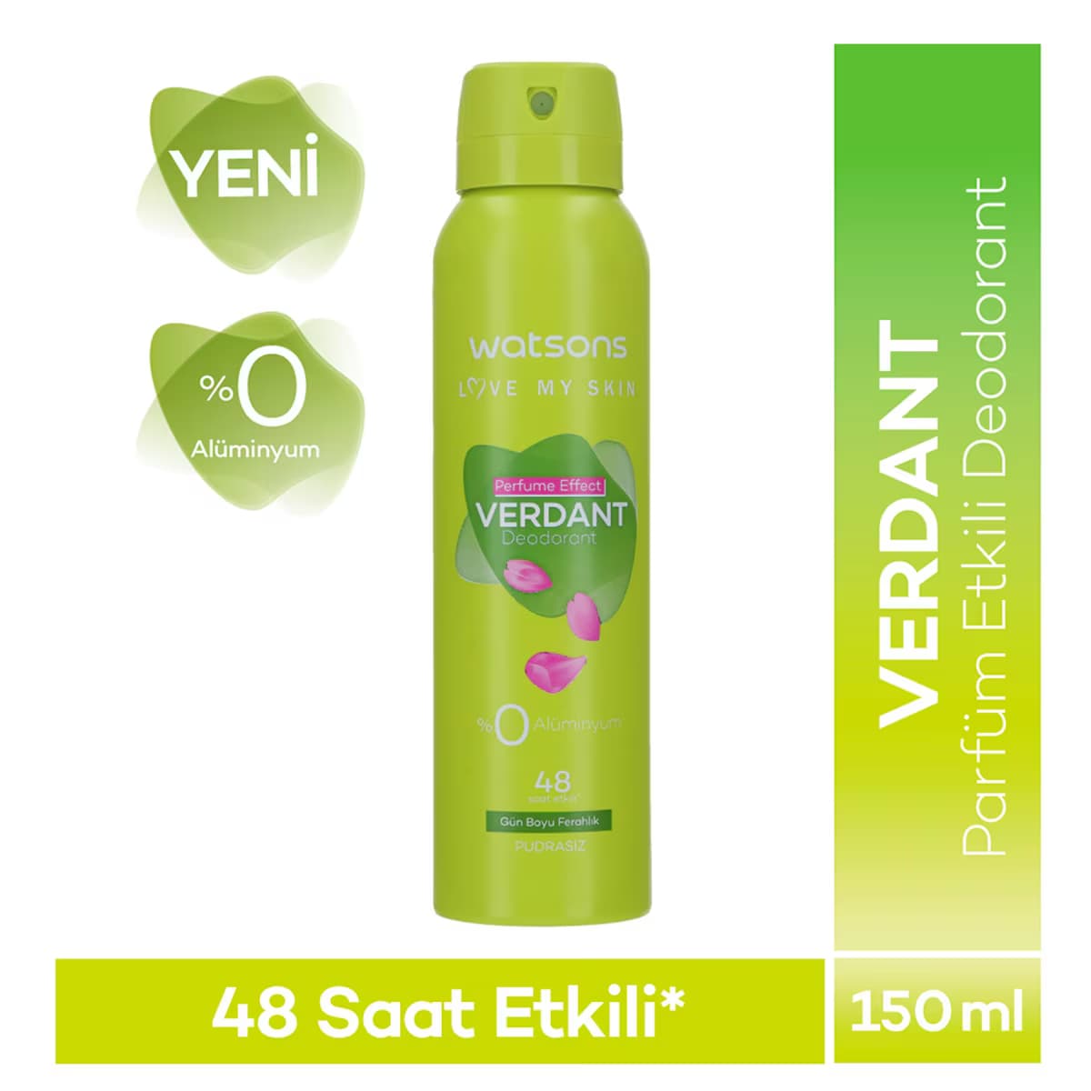 Watsons Verdant Deodorant Sprey Pudrasız 150 ml