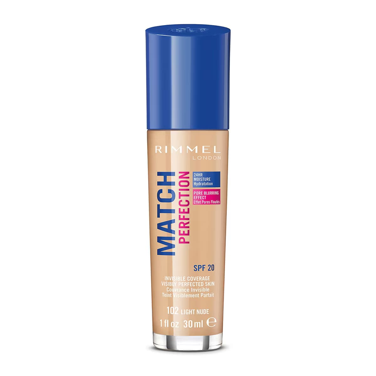 Rimmel London Match Perfection Fondöten No: 102 Light Nude