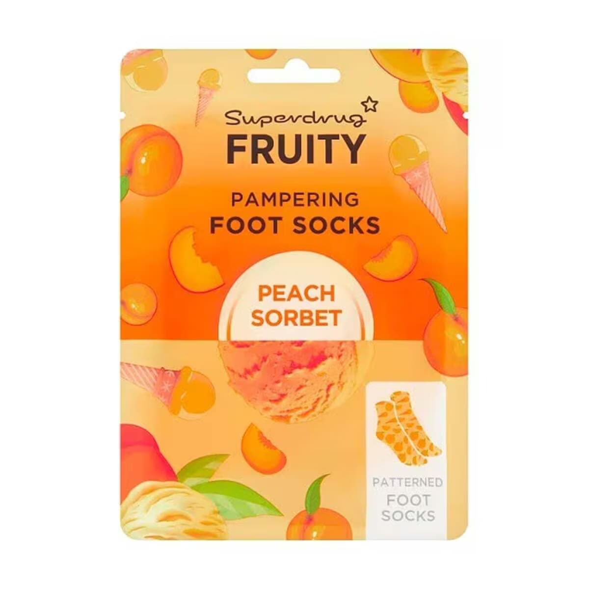 Superdrug Fruity Şeftali Sorbe Ayak Maskesi 1 Adet