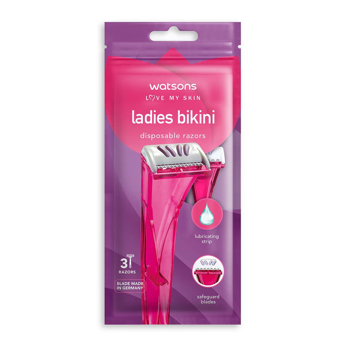 Watsons Kadın Bikini Bölgesi Kullan At Tıraş Bıçağı 3'lü