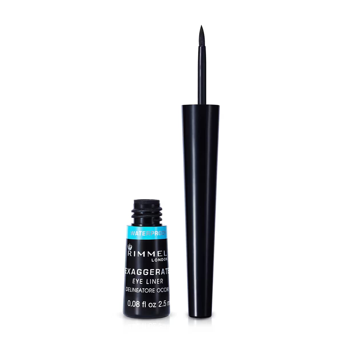 Rimmel London Exaggerate Likit Waterproof Eyeliner Siyah