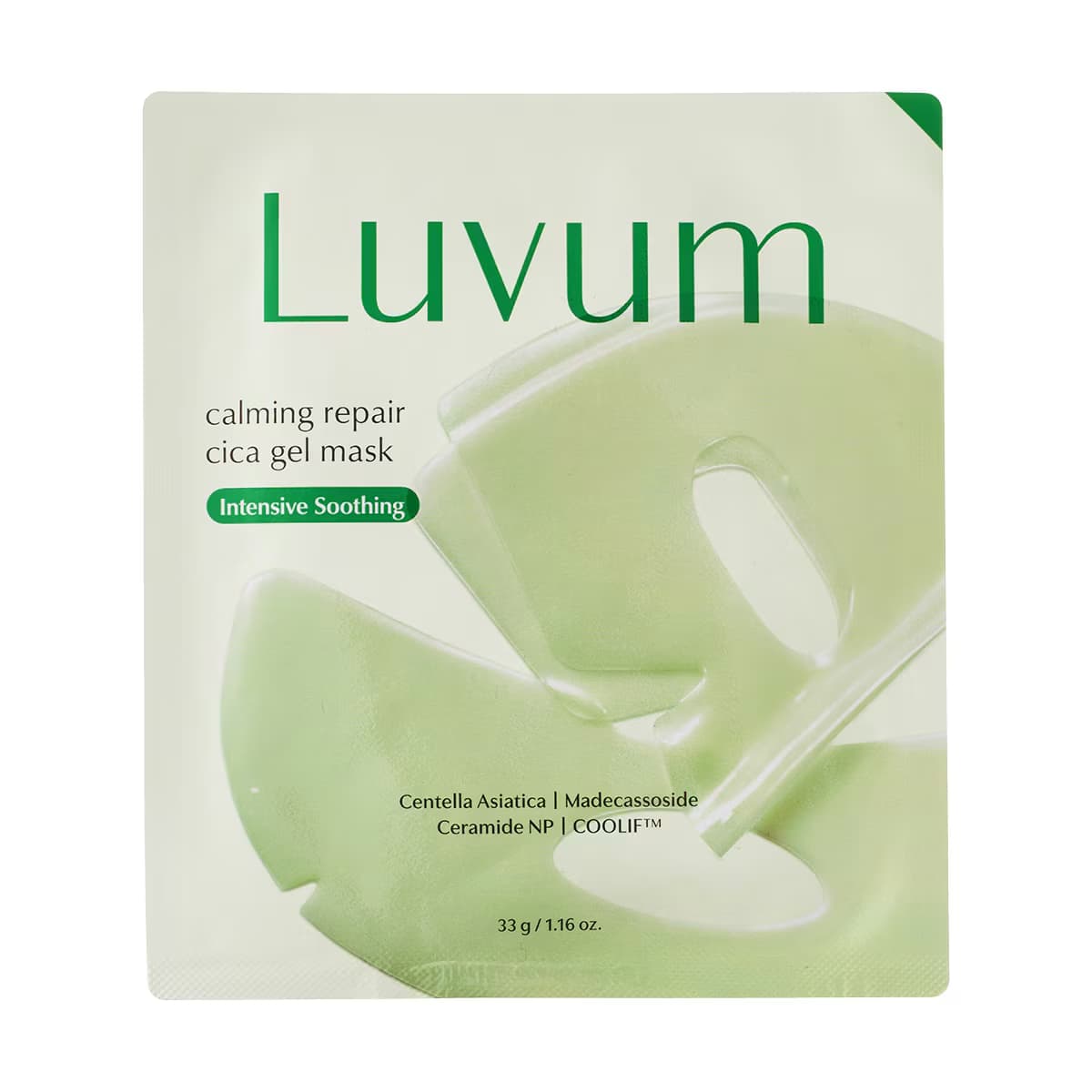 Luvum Calming Repair Cica Şeffaflaşan Jel Maske 33 g