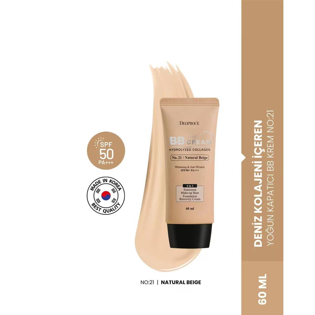 Deoproce Korea Magic BB Krem 21 Spf 50+ PA+++ 60 ml