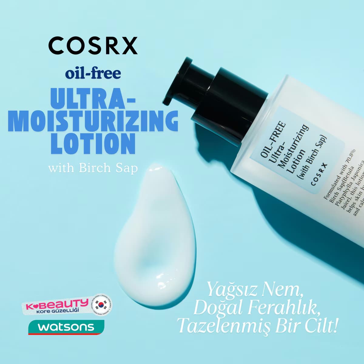 Cosrx Oil Free Ultra Yüz Nemlendirici Losyon 100 ml