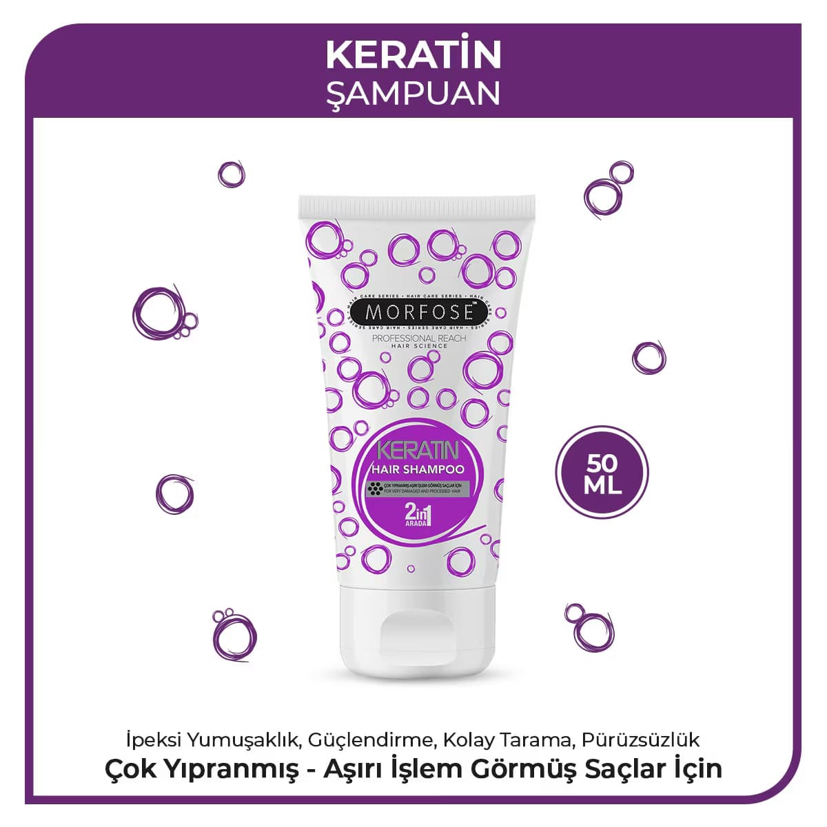 Morfose Keratin Şampuan 50 ml