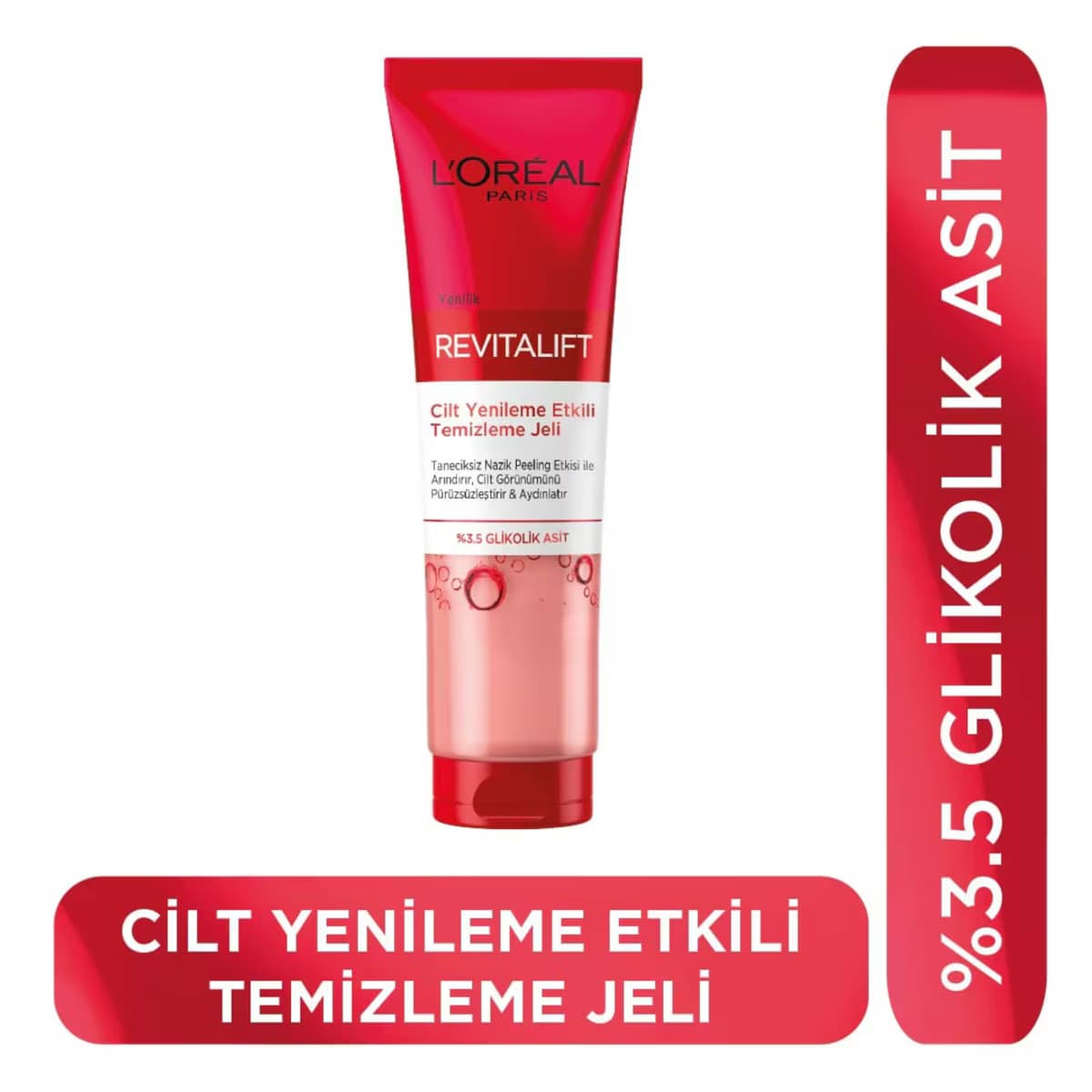 L'Oreal Paris Revitalift Cilt Yenileme Etkili Temizleme Jeli 150 ml Glikolik Asit