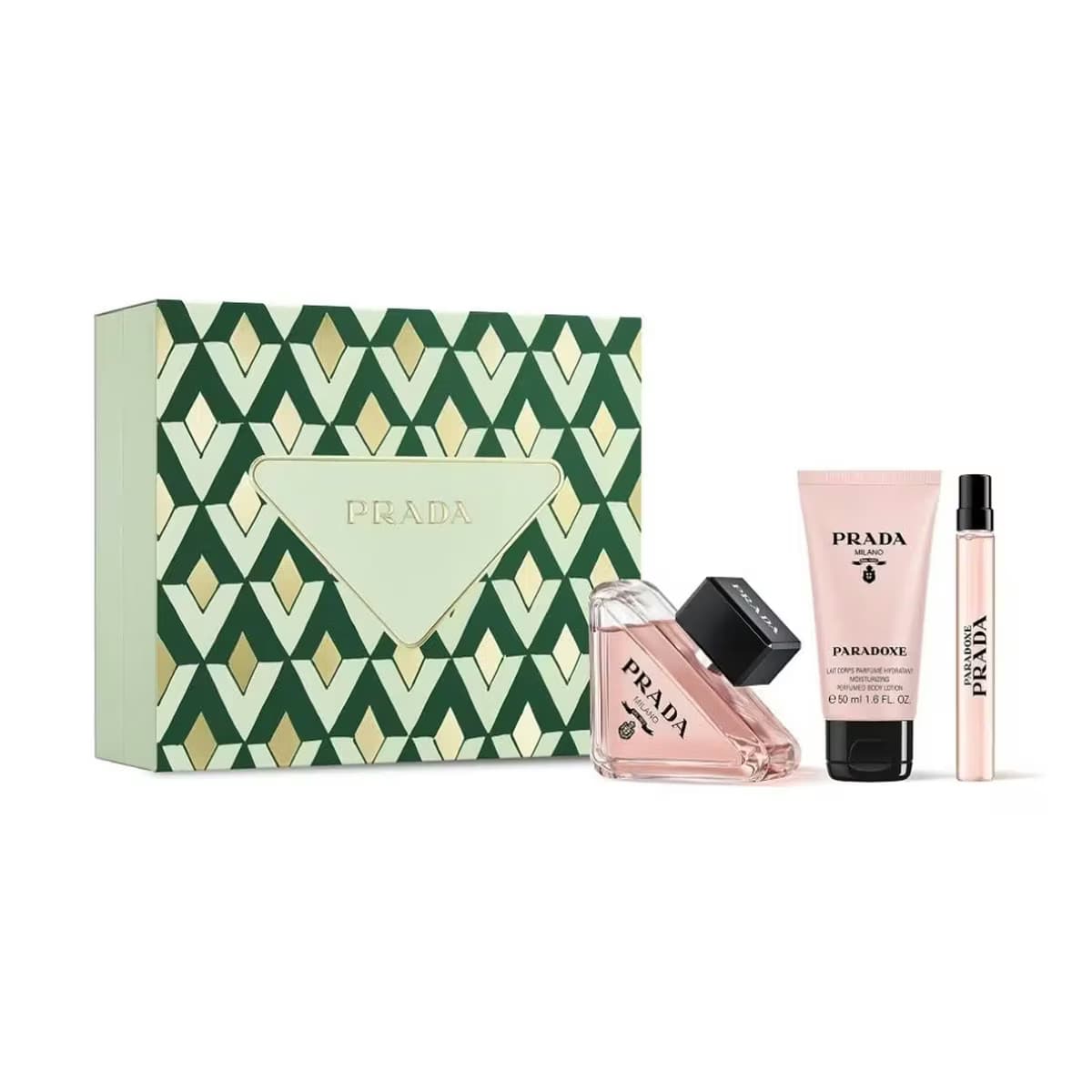 Prada Paradoxe Kadın Parfüm Seti EDP 90 ml & 10 ml & Vücut Losyon 50 ml