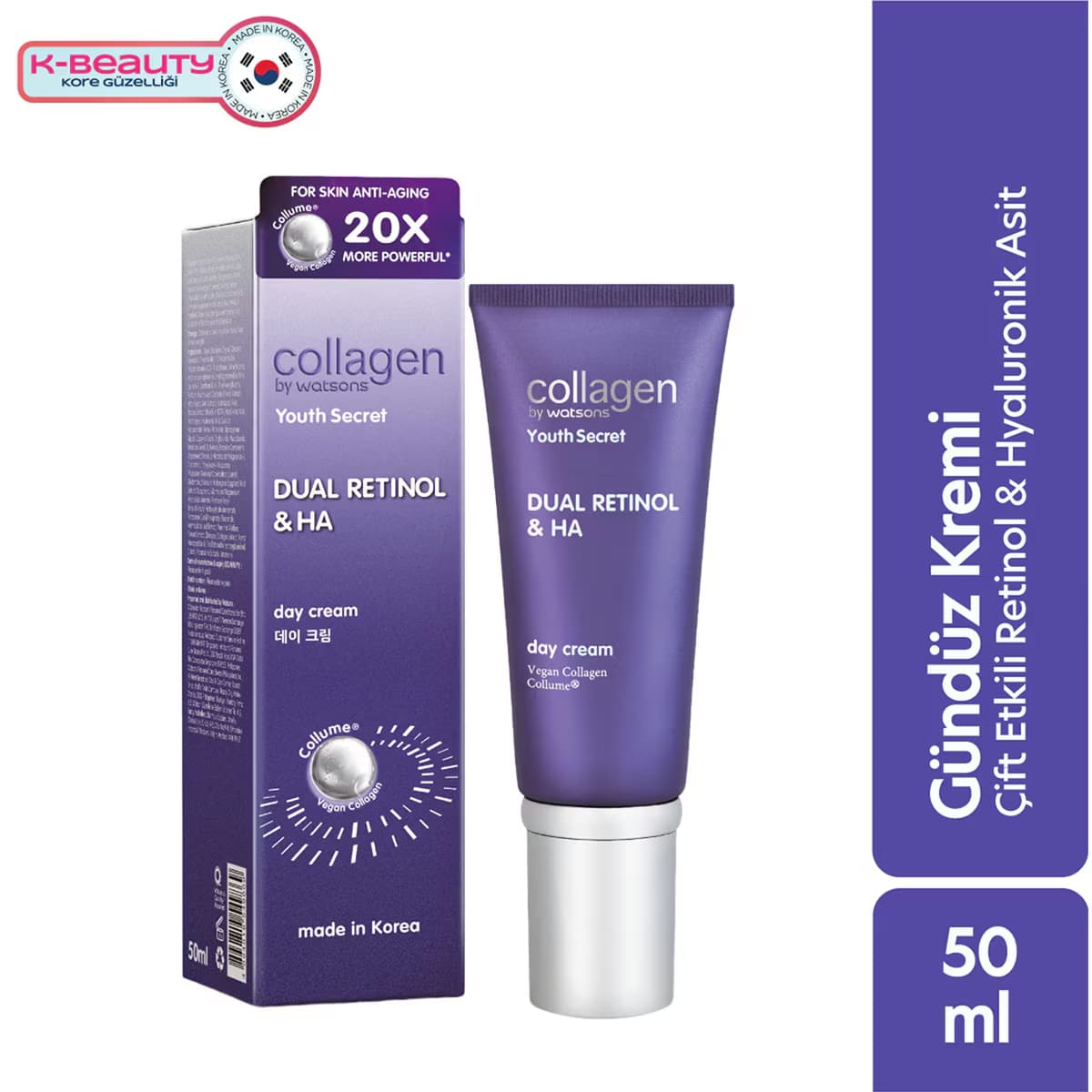 Collagen By Watsons Youth Secret Gündüz Kremi 50 ml