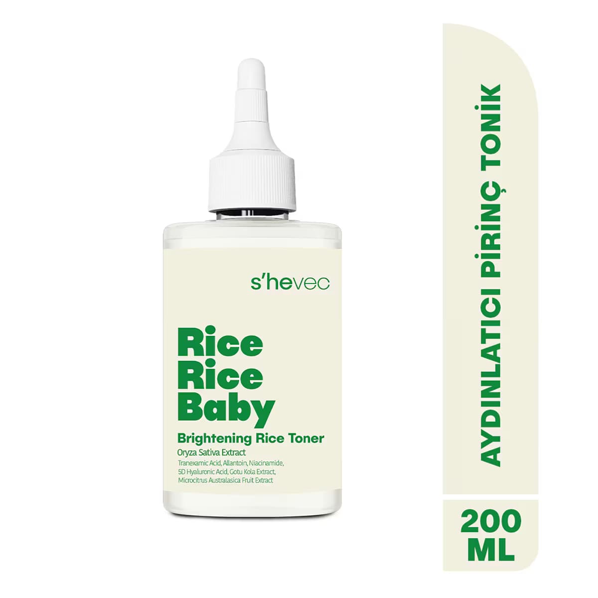 She Vec Rice Rice Baby Aydınlatıcı Tonik 200 ml