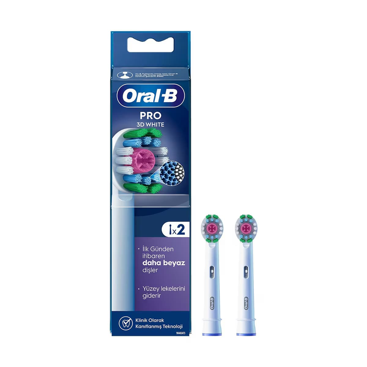 Oral-B Pro White Diş Fırçası Yedek Başlığı 2 Adet