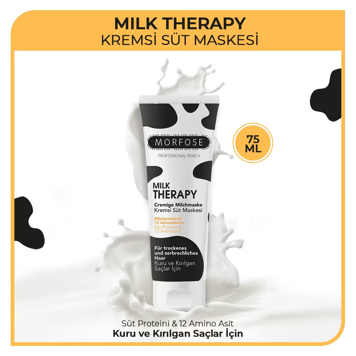 Morfose Milk Therapy Kremsi Süt Maskesi 75 ml