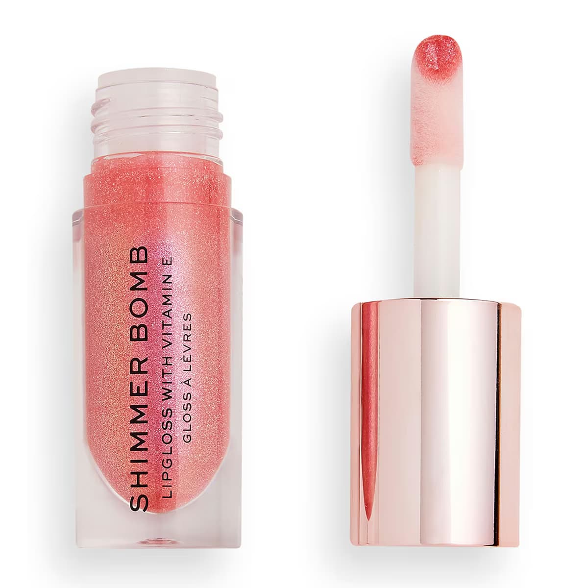 Revolution Shimmer Bomb Daydream Pink Lip Gloss