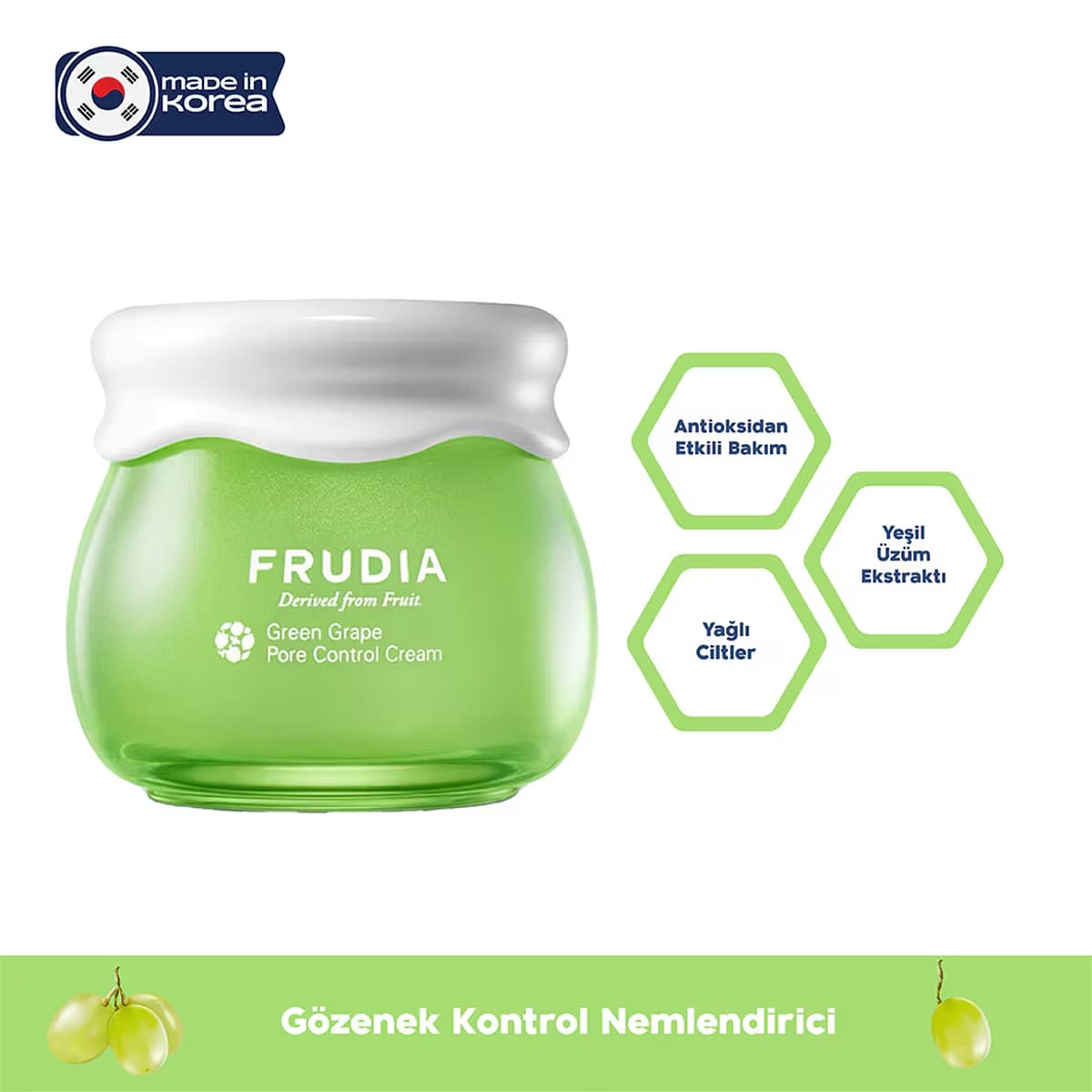 Frudia Green Grape Gözenek Kontrol Krem 55 g