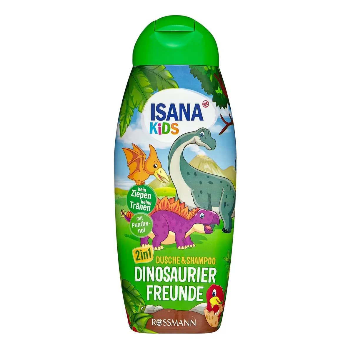 Isana Kids Duş Jeli ve Şampuan 2'si 1 Arada Dinozor Arkadaşlar 300 ml