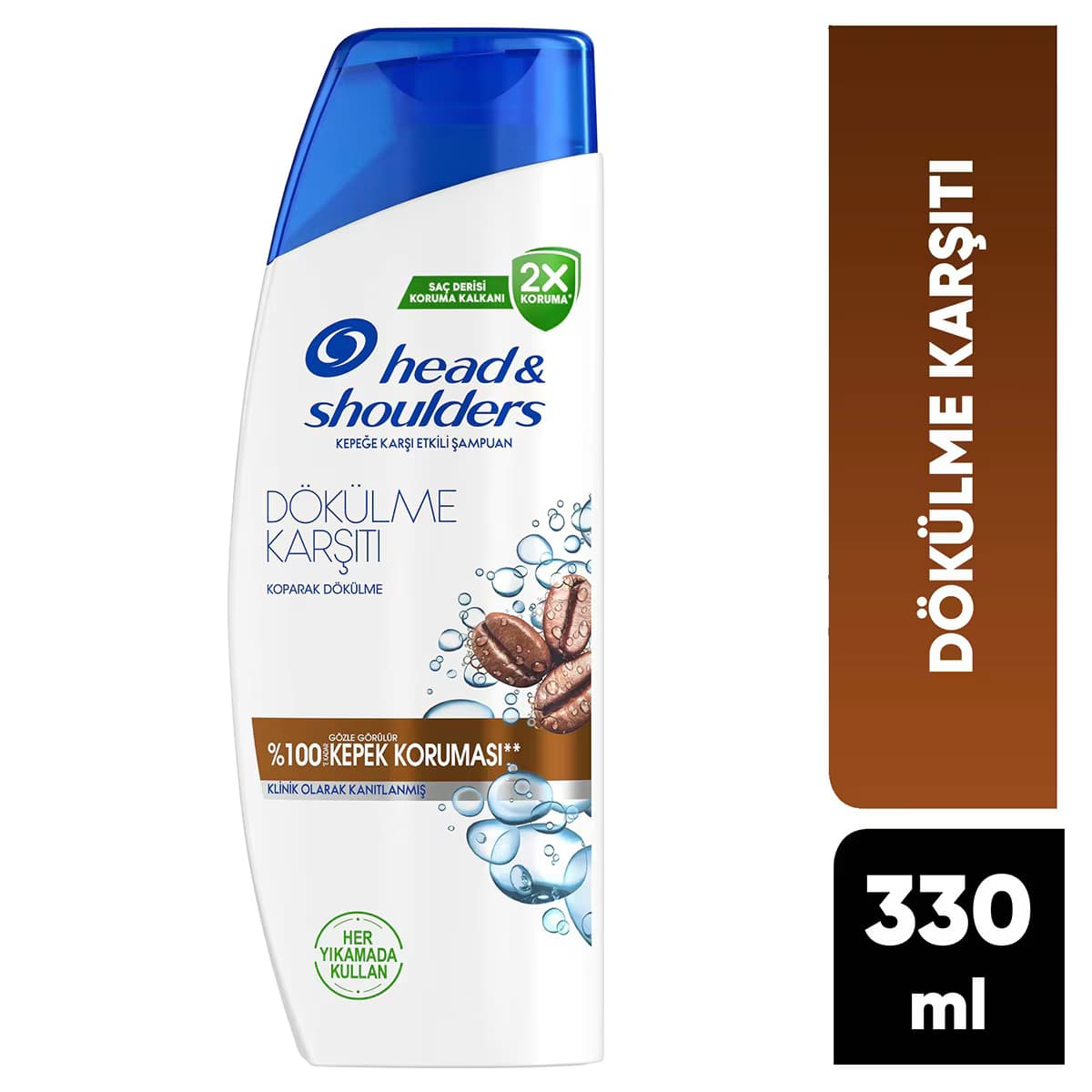 Head&Shoulders Erkeklere Özel Kafeinli Dökülme ve Kepek Karşıtı Şampuan 330 ml