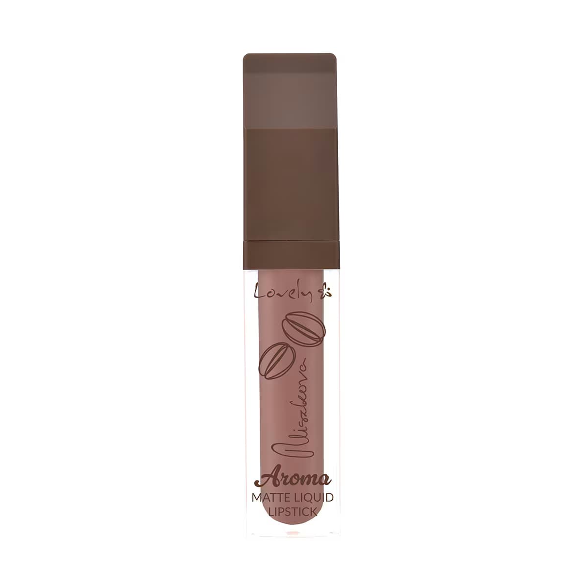 Lovely Aroma Mat Likit Lipstick 01