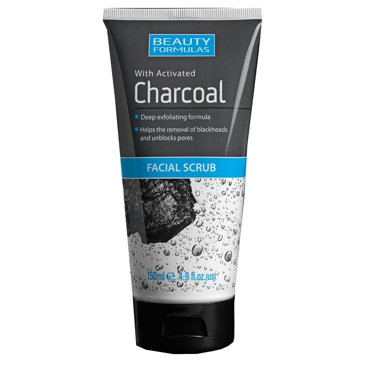 Beauty Formulas Charcoal Facial Scrub 150 ml