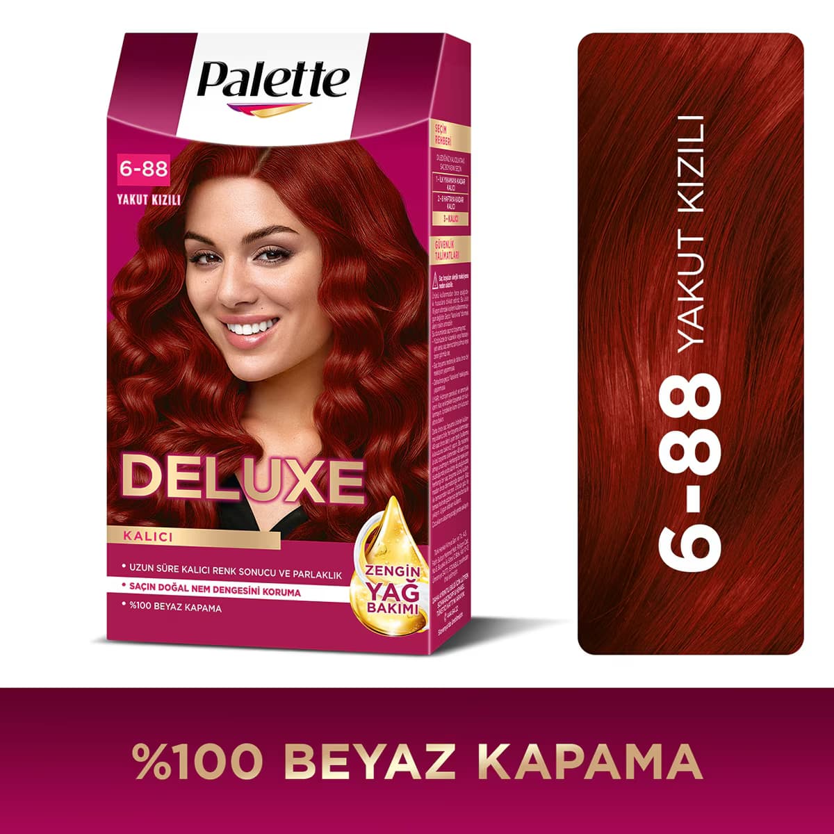 Palette Deluxe Saç Boyası 6-888 Sonbahar Kızılı