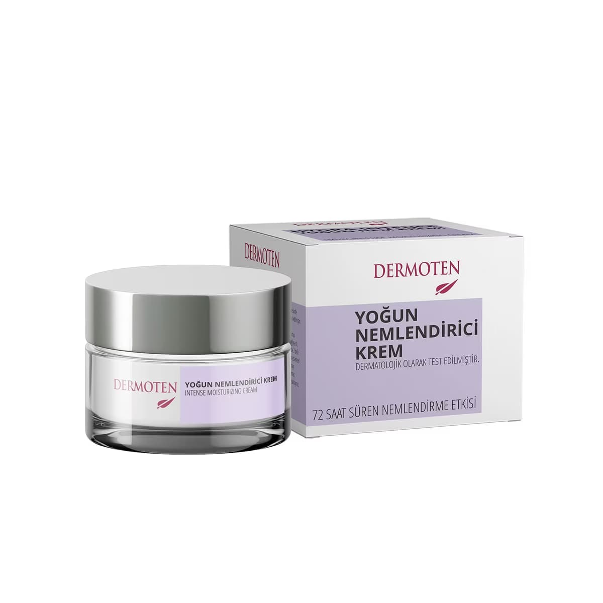Dermoten 72 Saat Etkili Yoğun Nemlendirici Cilt Bakım Kremi 50 ml - Gratis