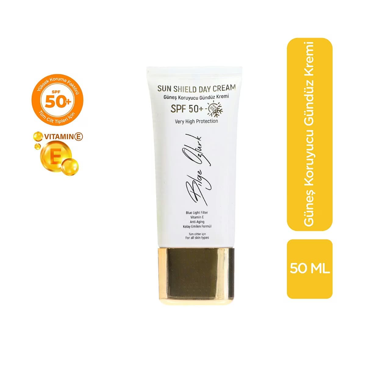 Bilge Öztürk Sun Shield Gündüz Kremi Spf50 50 ml