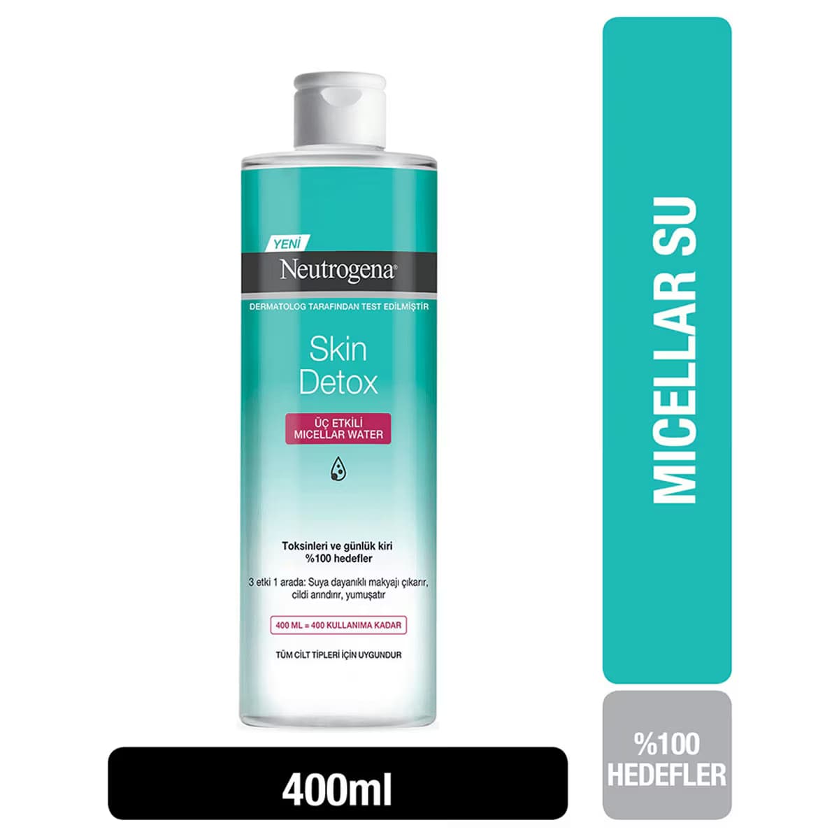 Neutrogena Skin Detox 3 Etkili Micellar Water 400 ml
