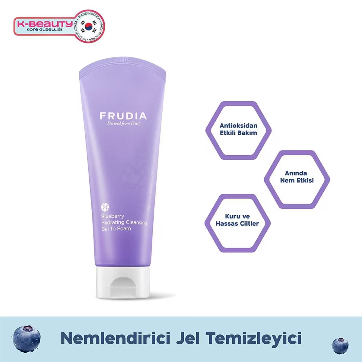 Frudia Blueberry Nemlendirici Jel Temizleyici 145 ml