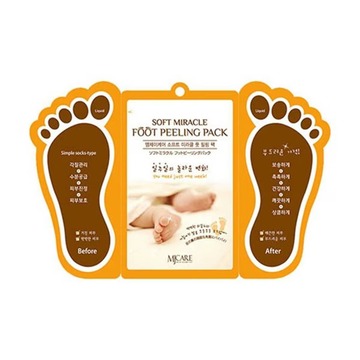 Mjcare Miracle Peeling Çorap Ayak Maskesi 30 ml