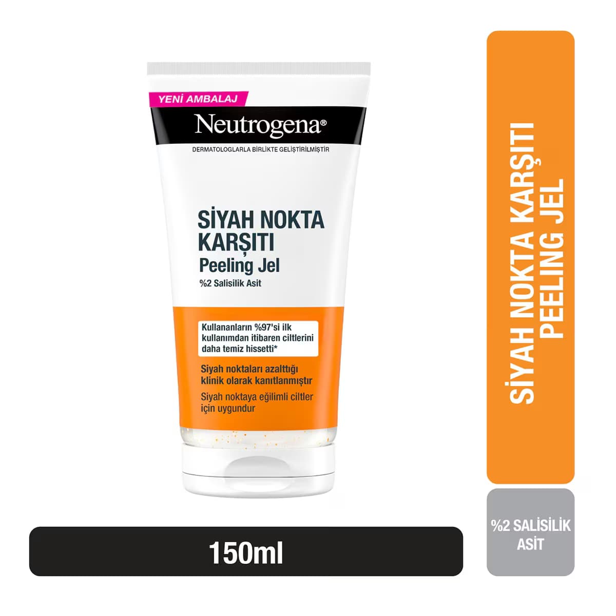 Neutrogena Visibly Clear Siyah Nokta Temizleyici Peeling 150 ml