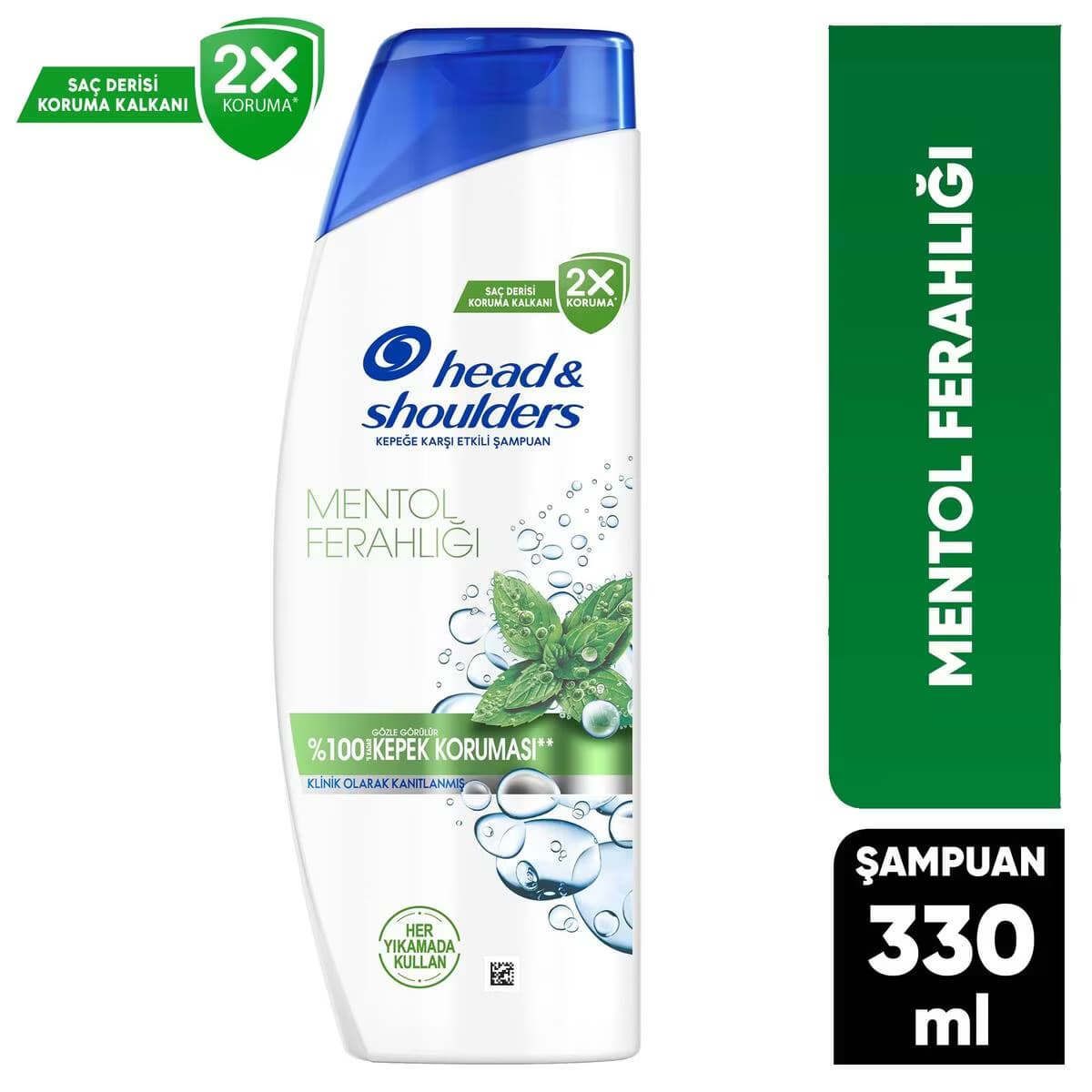 Head&Shoulders 2'si 1 Arada Mentol Ferahlığı Kepek Karşıtı Şampuan 330 ml