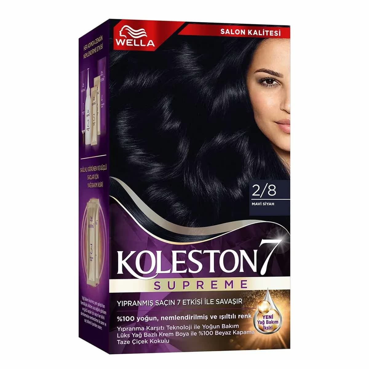 Koleston Wella Supreme Saç Boyası 2/8 Mavi Siyah
