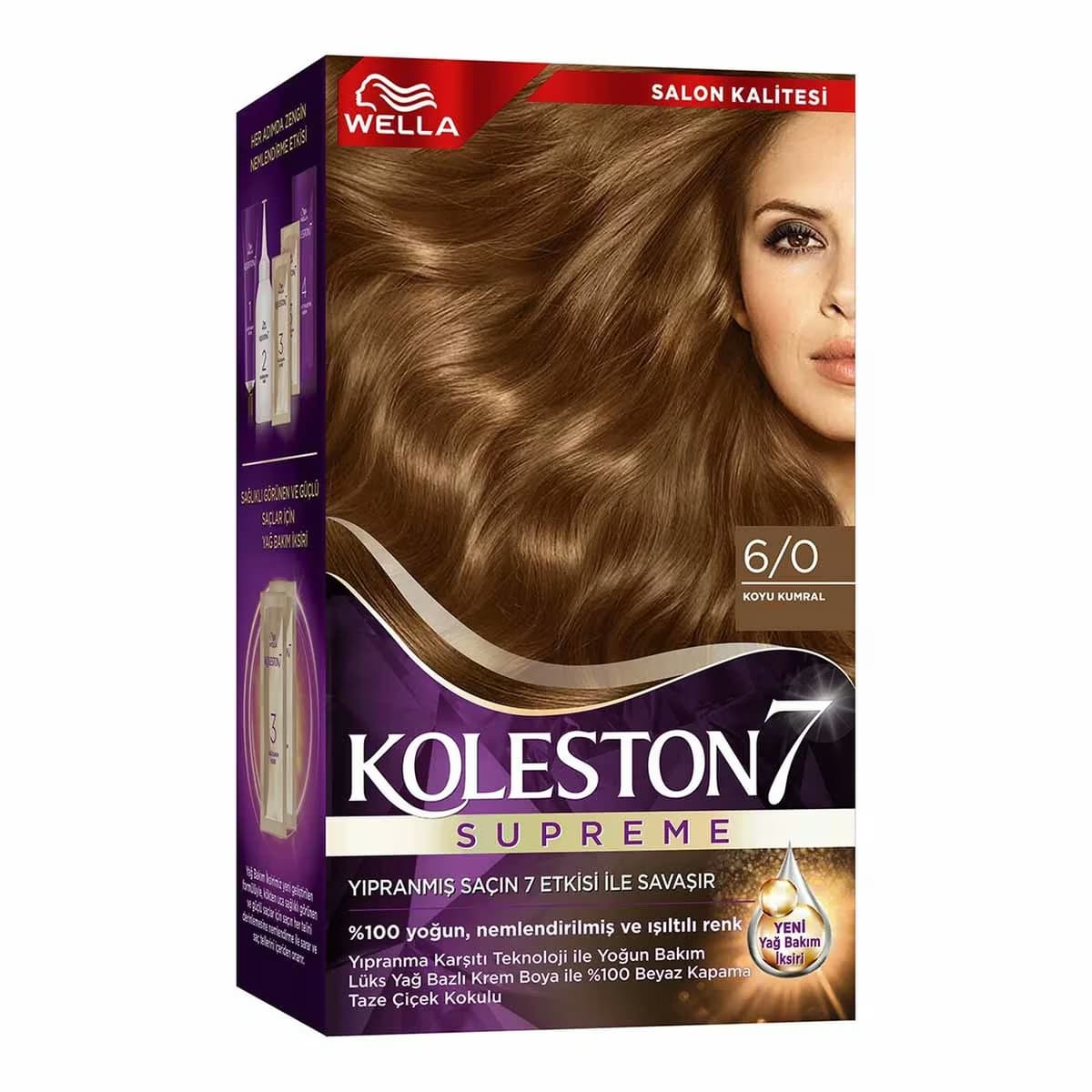 Koleston Wella Supreme Saç Boyası 6/0 Koyu Kumral