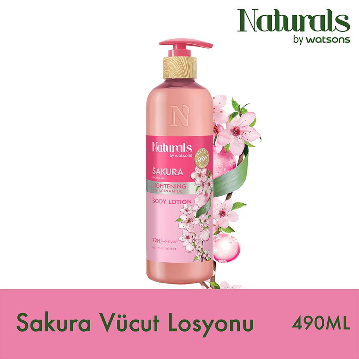 Naturals By Watsons Sakura Vücut Losyonu 490 ml