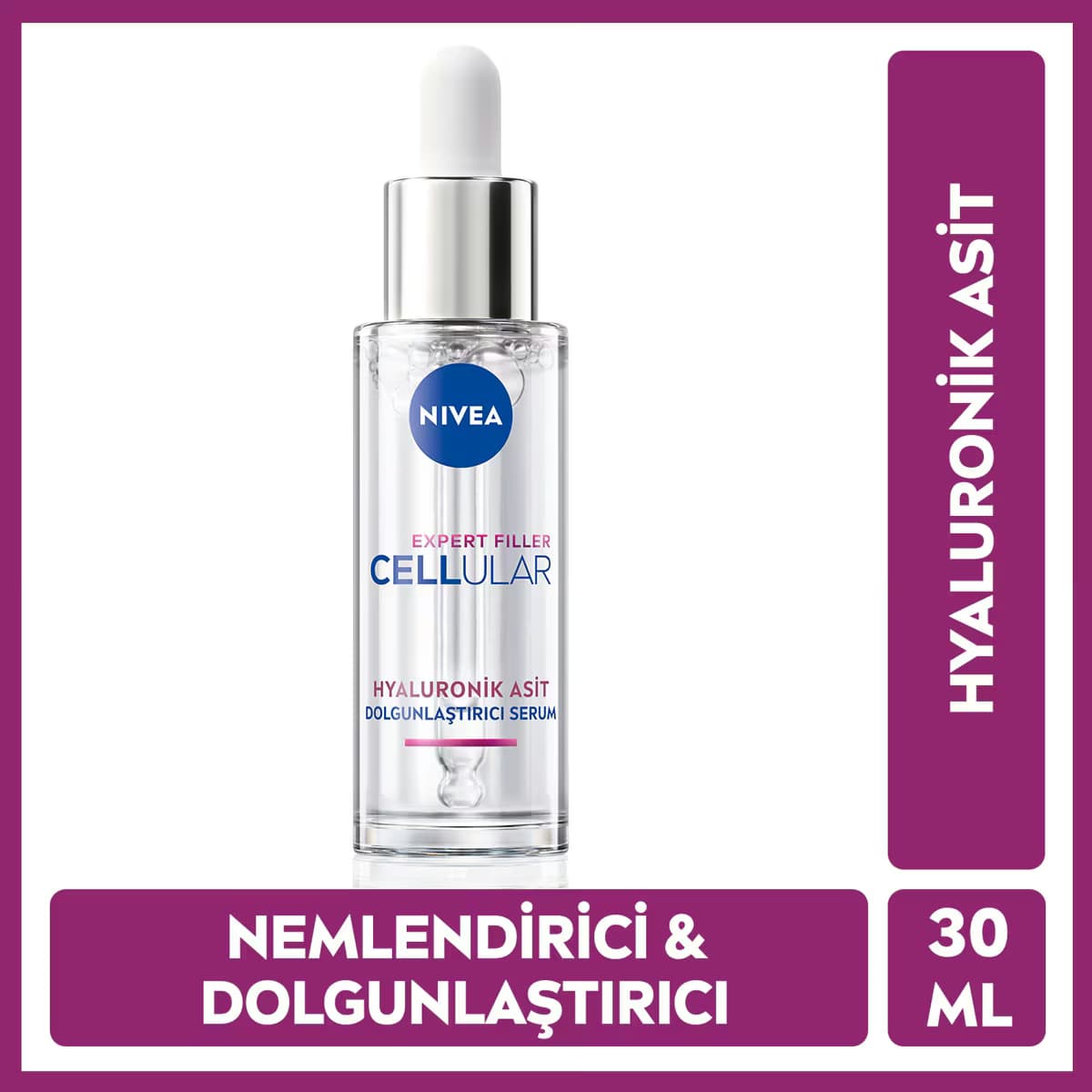 Nivea Cellular Expert Filler Hyaluronik Asit Dolgunlaştırıcı Cilt Serum 30 ml