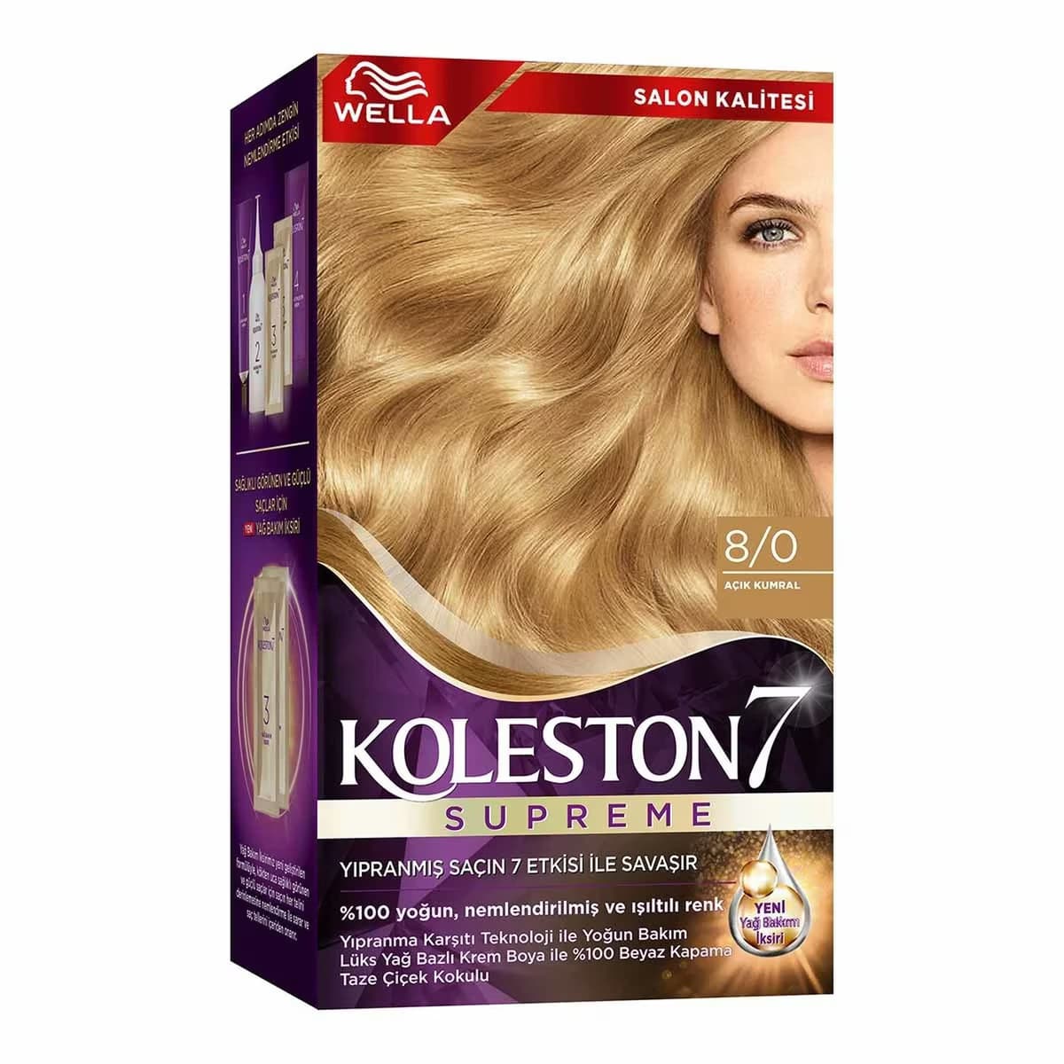 Koleston Wella Supreme Saç Boyası 8/0 Açık Kumral