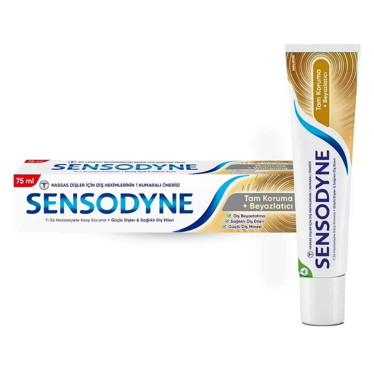 Sensodyne Tam Koruma ve Beyazlatıcı Diş Macunu 75 ml
