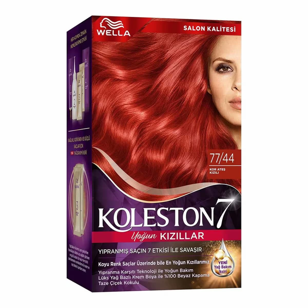 Koleston Wella Supreme Saç Boyası 77/44 Kor Ateş Kızılı