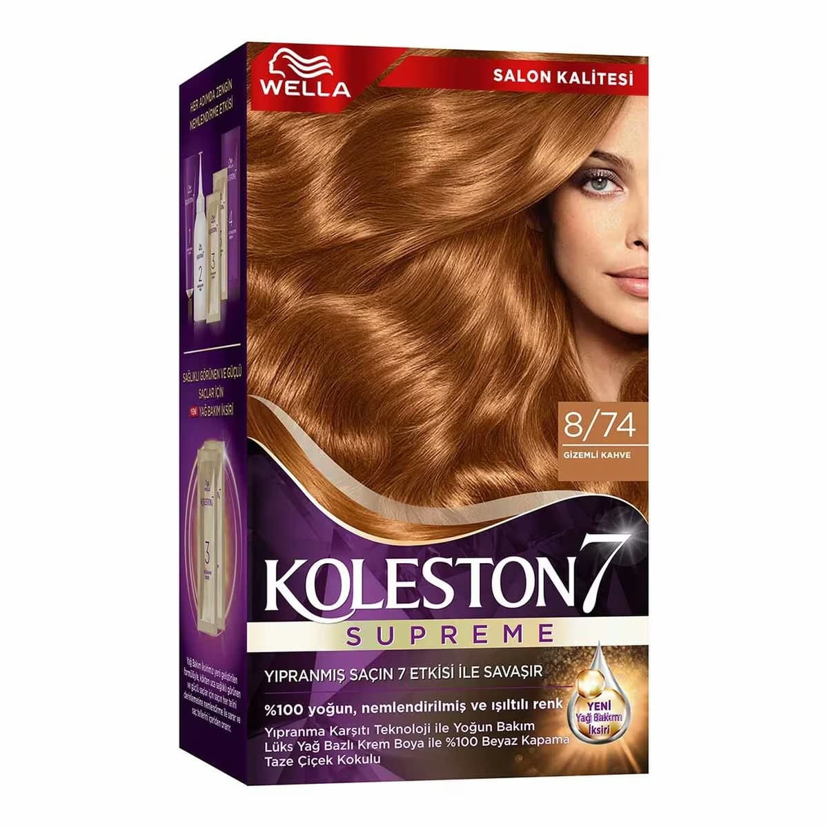 Koleston Wella Supreme Saç Boyası 8/74 Gizemli Kahve