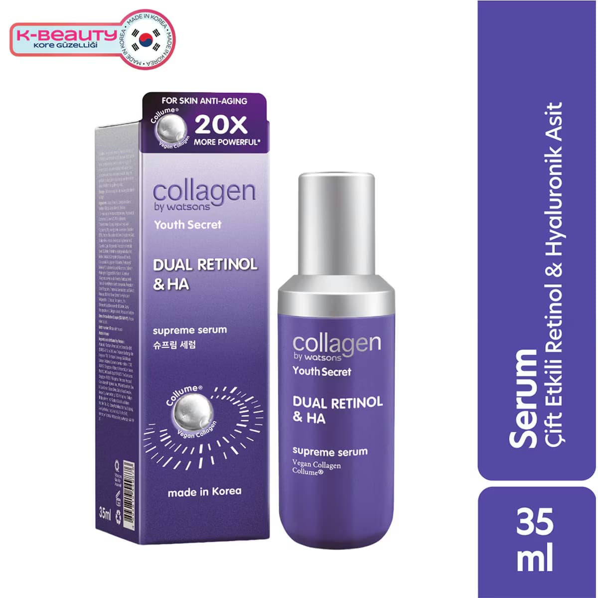 Collagen By Watsons Youth Secret Retinol Serum 35 ml