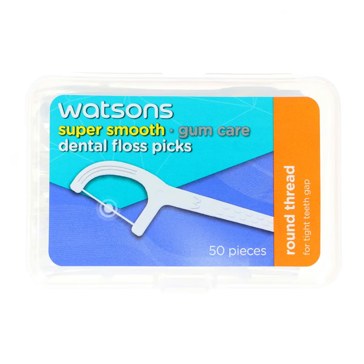 Watsons Super Smooth Yuvarlak Diş İpi Kürdan 50'li