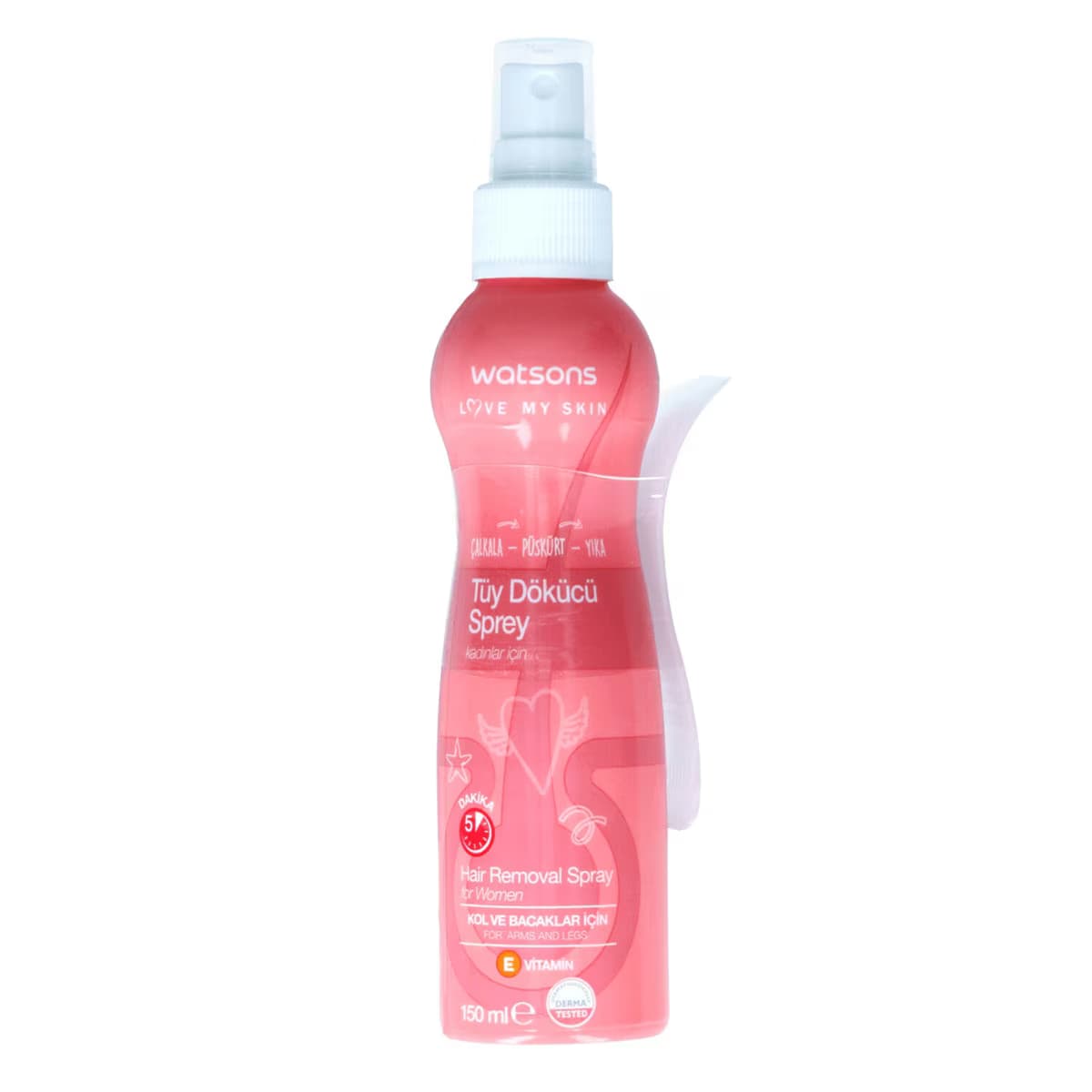 Watsons Kadınlar İçin Spatulalı Tüy Dökücü Sprey 150 ml
