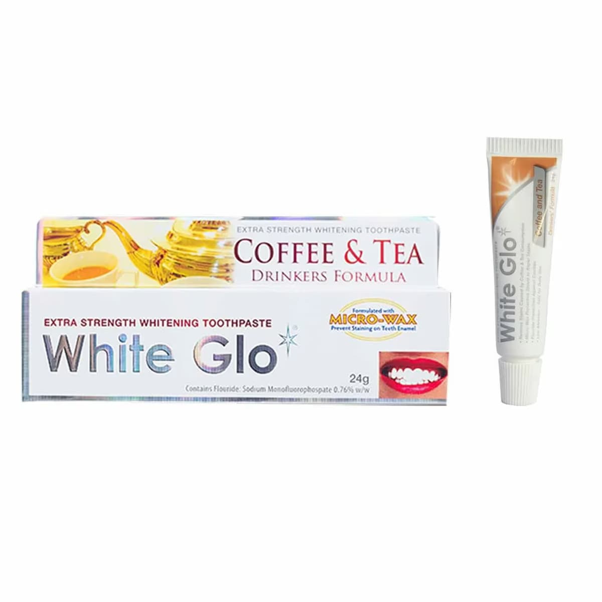 White Glo Ekstra Güçlü Beyazlatıcı Diş Macunu Çay Ve Kahve Tüketenler İçin Özel Formül 24 gr