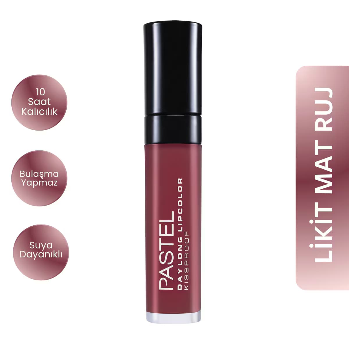 Pastel Daylong Lipcolor Kissproof Likit Mat Ruj 19