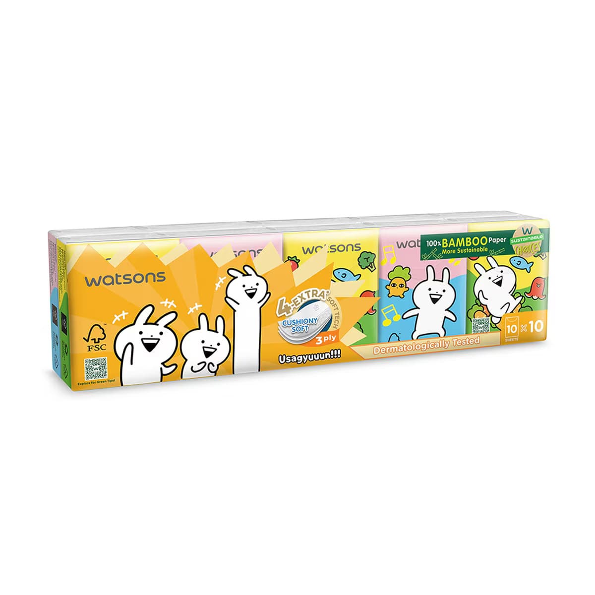 Watsons Usagyuuun Mini Cep Mendili 10x10
