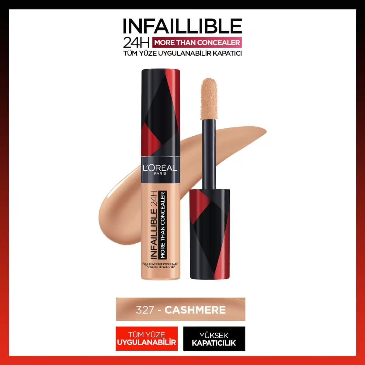 L'Oreal Paris Infaillible 24H Kapatıcı 327 Cashmere
