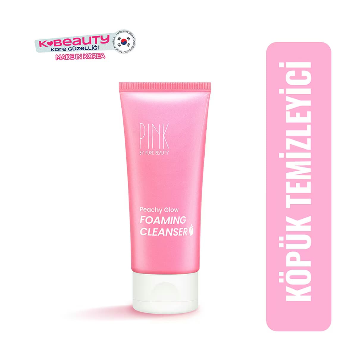 Pink By Pure Beauty Glow On Köpük Temizleyici 100 ml