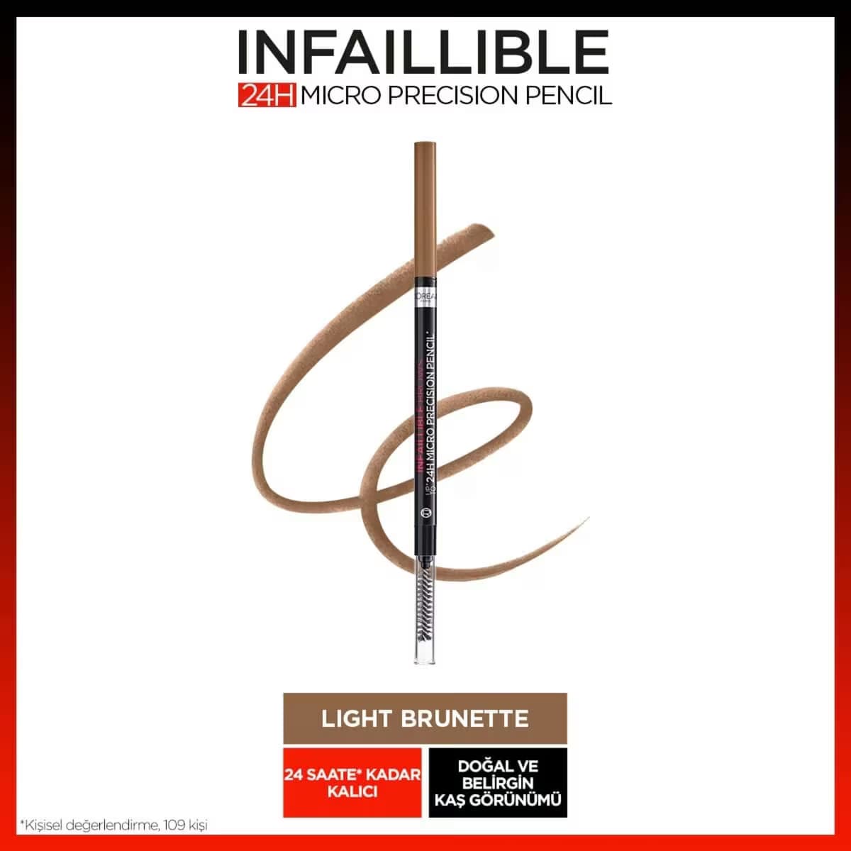 L'Oreal Paris Infaillible 24H Micro Precision Kaş Kalemi Light Brunette