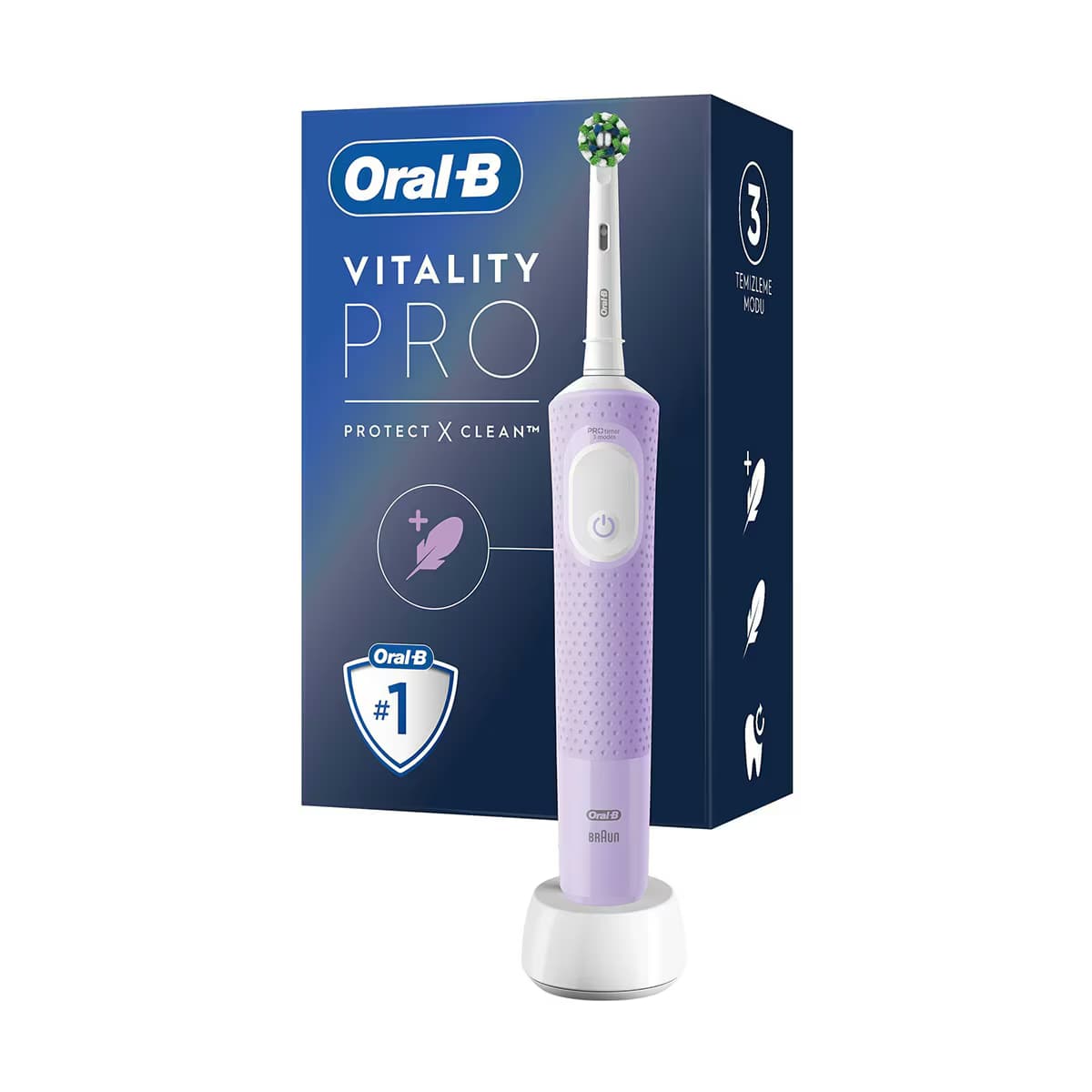 Oral-B Şarjlı/Elektrikli Diş Fırçası Vitality Pro Beyaz Koruma ve Temizlik